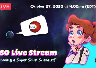 “Becoming a Super Solar Scientist!” – NSO WISER Live Stream for Planets Foundation’s AstroFest