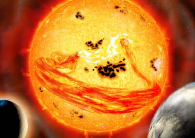 Researchers Observe Massive CME on Distant, Sun-Like Star