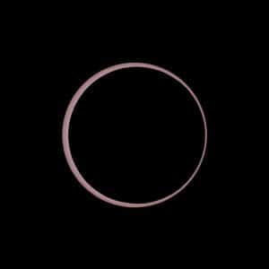 The annular eclipse as photographed by NSO scientists from Hovenweep National Monument — Credit: NSO/Mercea